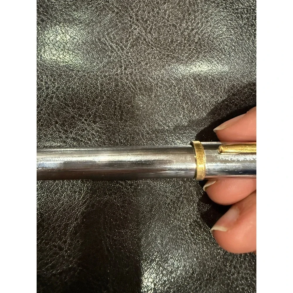 Cross Century Chrome and 23KT Gold Trim Rollerball‎ Pen Made in USA